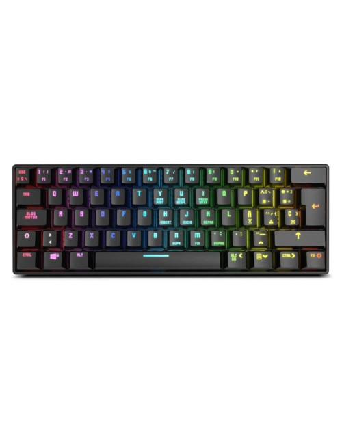Teclado mini krom gaming kluster rgb