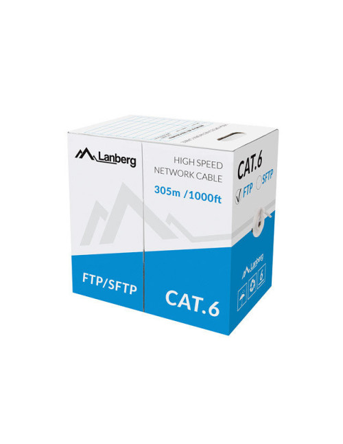 Bobina cat.6 lanberg ftp 305m solid