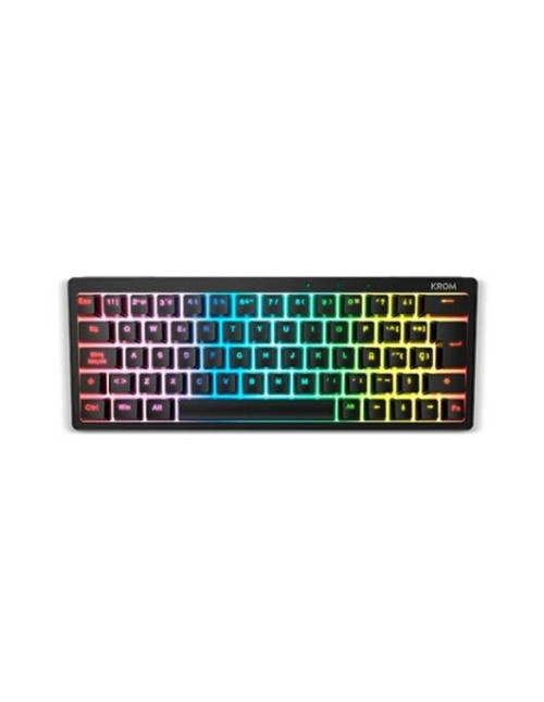 Teclado gaming krom kreator negro