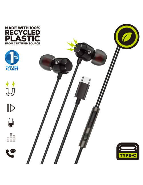 Auriculares magneticos muvit m32 usb tipo