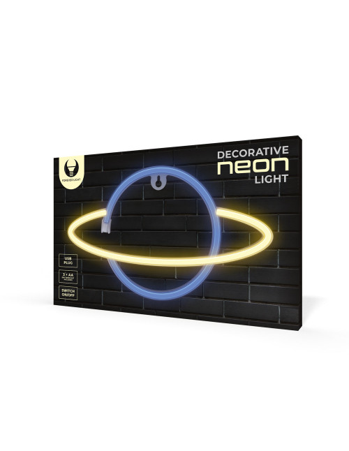 Lampara forever neon led saturn yellow
