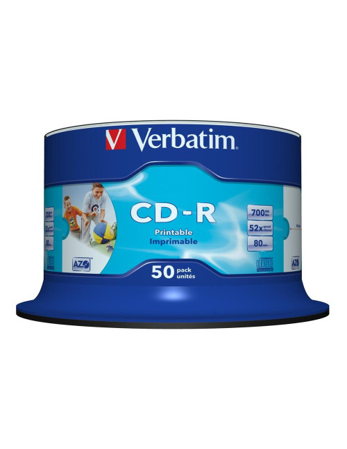 Verbatim cd - r 700mb 52x tarrina 50
