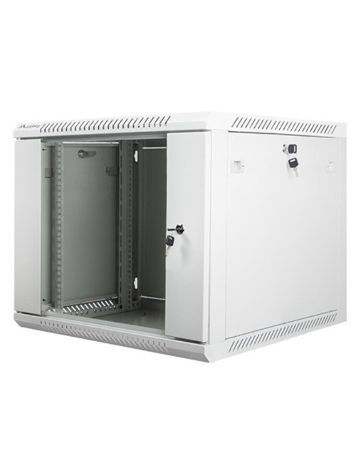 Armario lanberg 19 pulgadas 9u 600x600 gris