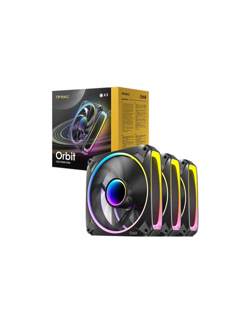 Ventilador cpu antec orbit argb 3x