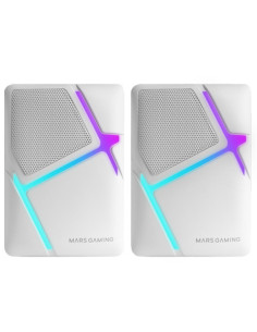 Altavoces mars gaming 2.0 mshw blanco