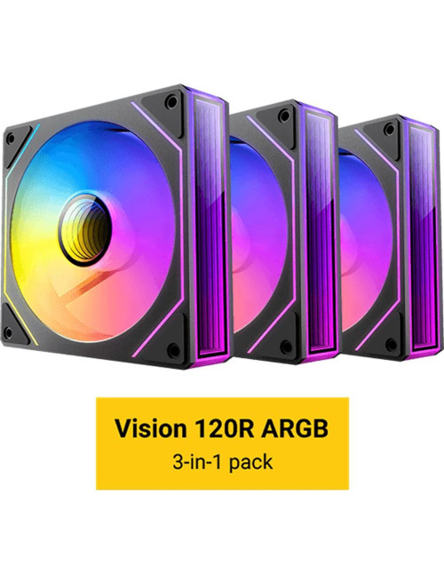 Ventilador caja antec vision 120r argb