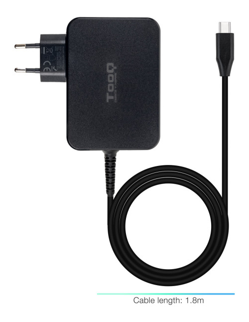Cargador portatil tooq tqlc - usbcgan100pd 100w usb - c