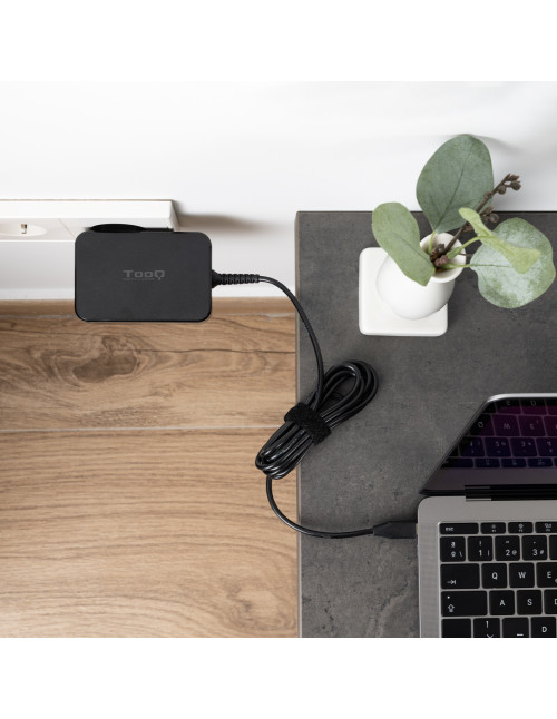 Cargador portatil tooq tqlc - usbcgan100pd 100w usb - c
