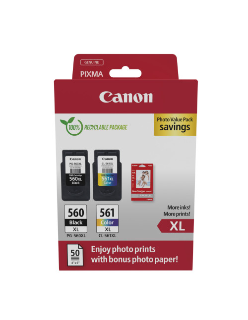 Multipack canon pg - 560xl negro cl - 561xl multicolor