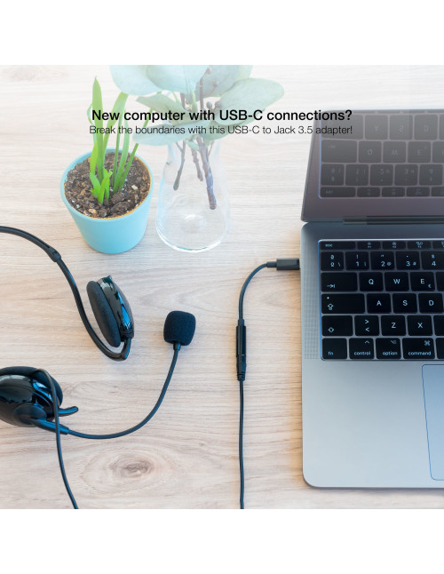 Cable adaptador usb c a jack