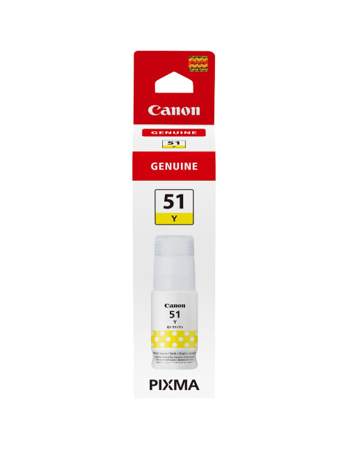 Cartucho tinta canon amarillo gi - 51y 70ml