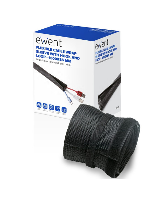 Manguito flexible con velcro ewent ew1557