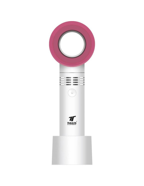 Ventilador portatil thulos th - mfn - 03 blanco rosa