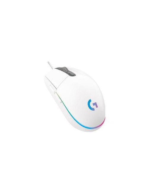 Mouse raton logitech g102 lightsync blanco