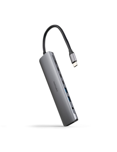 Hub nanocable usb - c 8 en 1