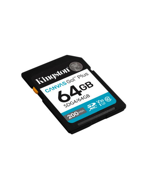 Tarjeta memoria sdxc 64gb kingston canvas