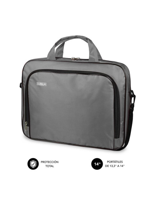 Maletin subblim oxford portatil 13.3 pulgadas - 14 pulgadas gris