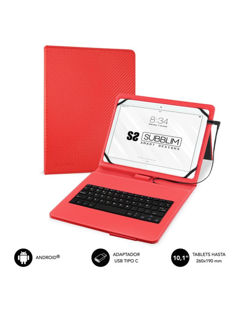 Funda + teclado subblim keytab pro