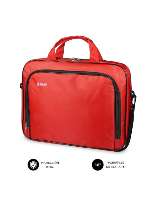 Maletin subblim oxford portatil 15.4 pulgadas - 16 pulgadas rojo