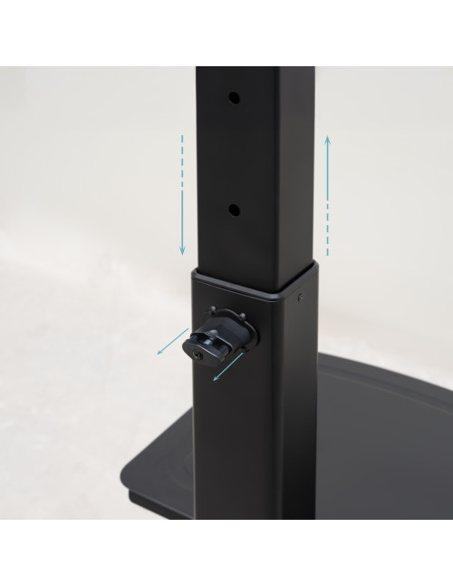 Soporte suelo ruedas tooq rotacion 90°