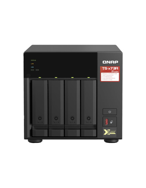 Servidor nas qnap ts - 473a - 8g 8gb 2.5g