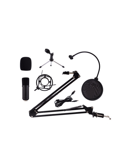 Microfono condensador coolbox podcast 03