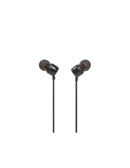 Auriculares intrauditivos jbl t110 black pure