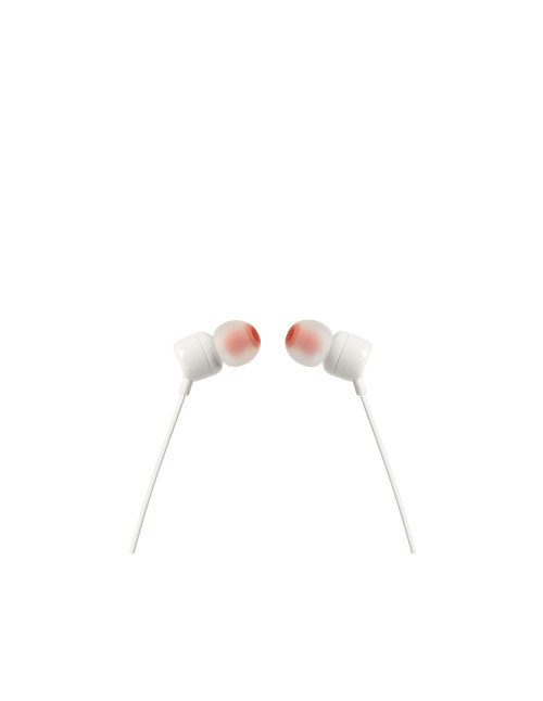 Auriculares intrauditivos jbl t110 white pure