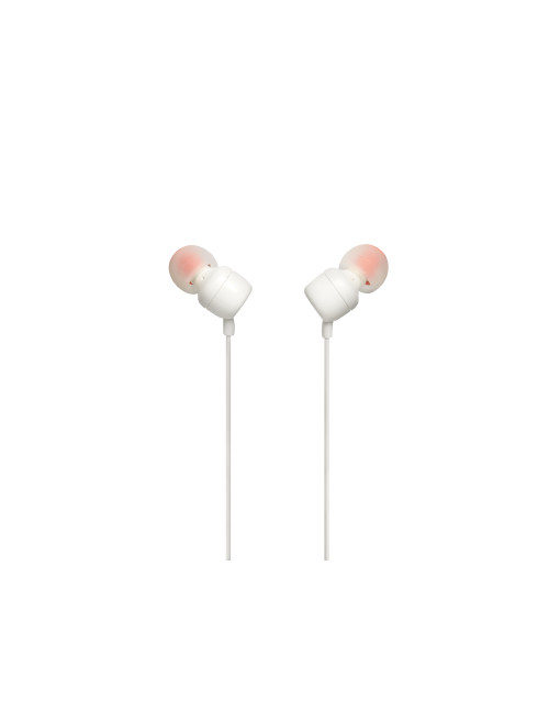 Auriculares intrauditivos jbl t110 white pure