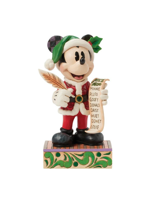 Figura enesco disney papá noel mickey