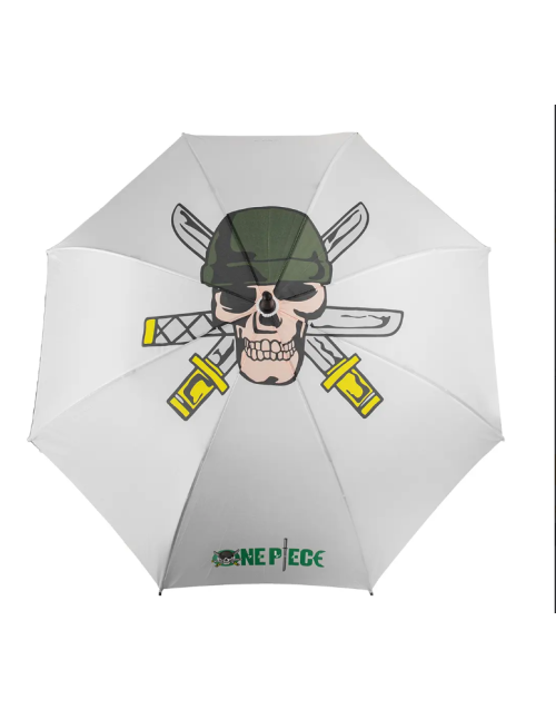 Paraguas blanco one piece zoro