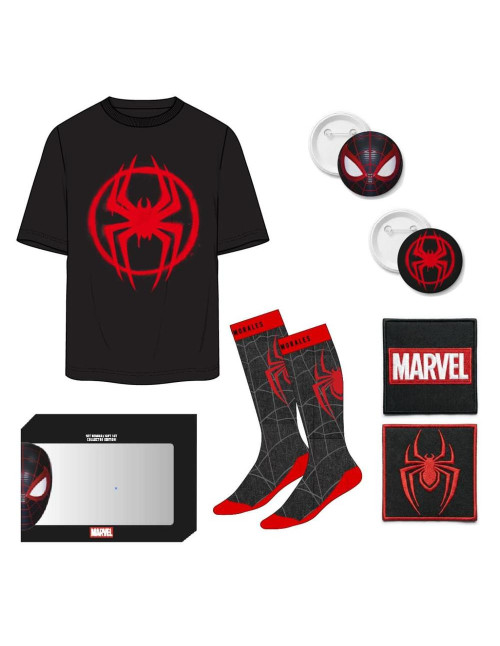 Camiseta corta single jersey set spiderman