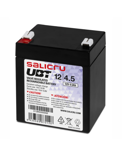 Bateria agm salicru compatible sais 4.5ah
