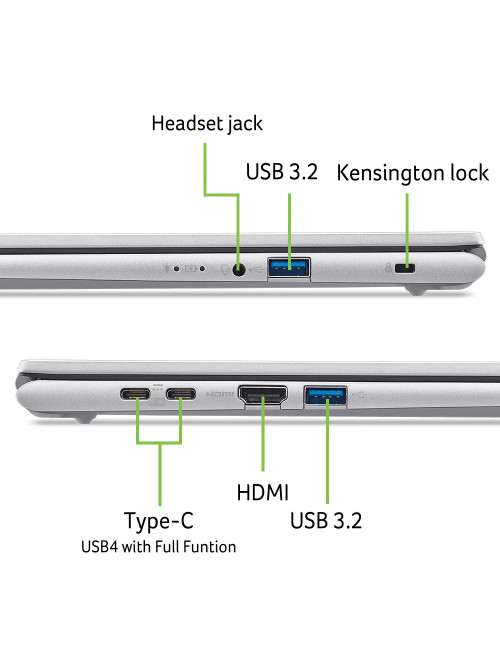 Portatil acer aspire go 15 core