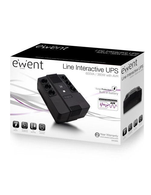 Sai ewent ew3945 600va - 120w avr