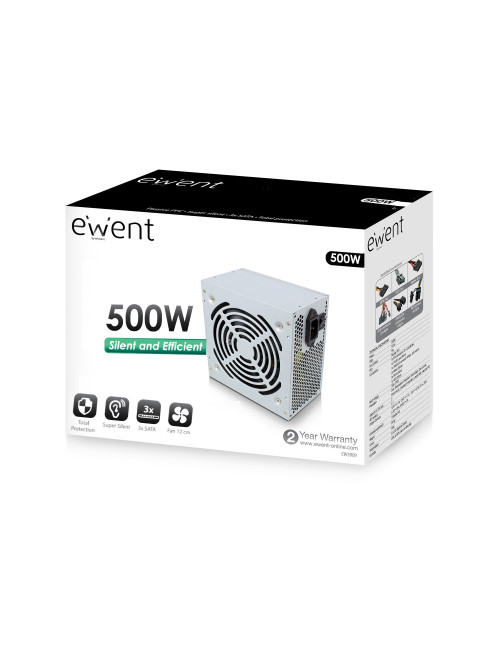 Fuente alimentacion ewent ew3909 atx 500w