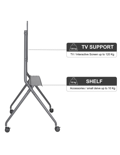 Pedestal movil suelo ewent ew1542 tv