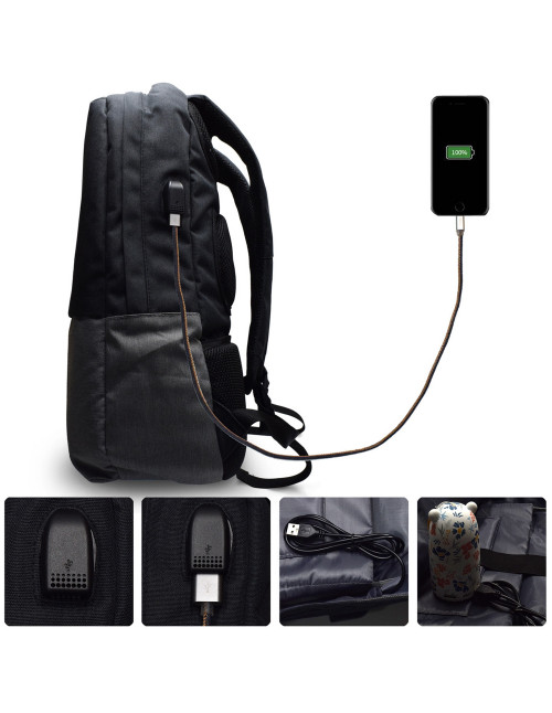 Mochila ewent urban notebook backpack 17.3 pulgadas