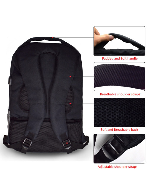 Mochila ewent urban notebook backpack 17.3 pulgadas