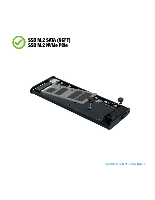 Caja externa tooq tqe - 2222b shinobi ssd