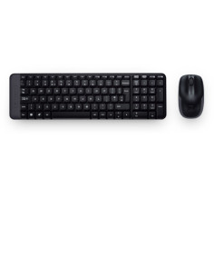 Teclado + mouse logitech mk220 optico