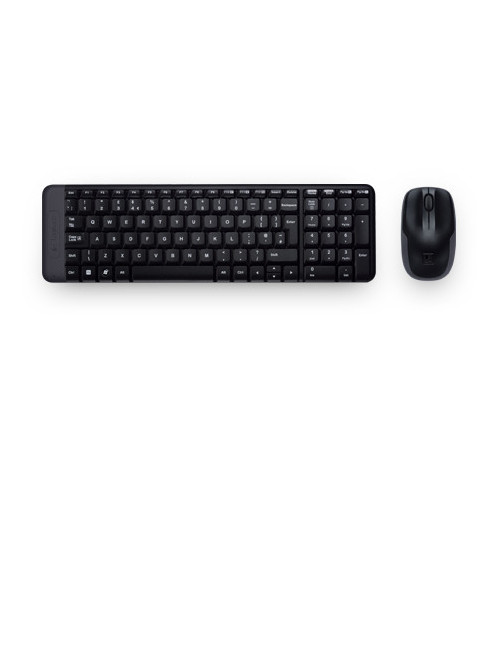 Teclado + mouse logitech mk220 optico
