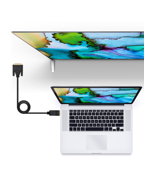 Cable displayport a dvi nanocable 2m