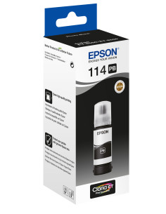 Botella tinta epson ecotank 114 negro