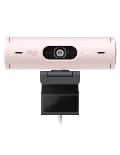 Webcam logitech brio 500 rosa full