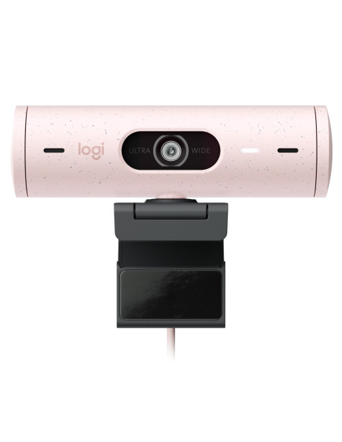 Webcam logitech brio 500 rosa full
