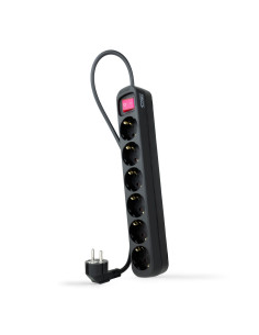 Regleta 6 tomas 1.4m nanocable con