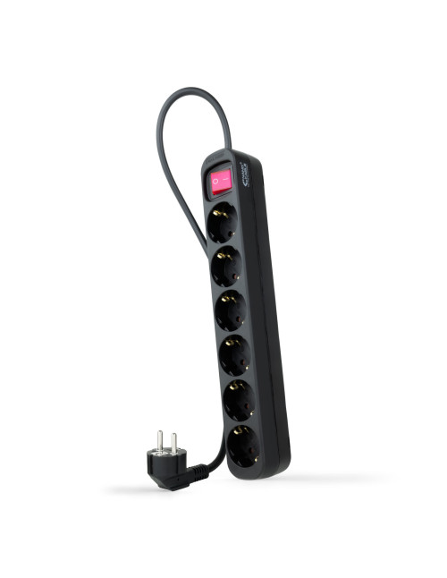 Regleta 6 tomas 1.4m nanocable con