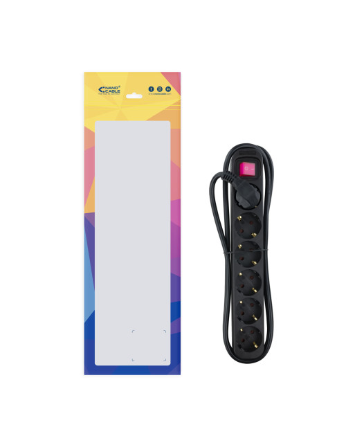 Regleta 6 tomas 1.4m nanocable con