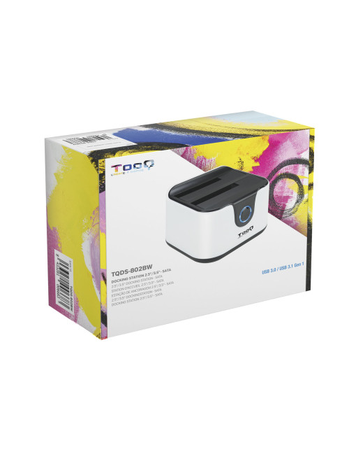 Docking station tooq hd 2.5 3.5 pulgadas